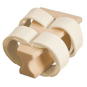 Hip Abduction Cushion AliMed 13 W X 13 L X 6 H Inch Foam Hook and Loop Strap Fastening