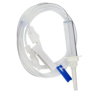 IV Pump Set Z-800 Pump 1 Port 20 Drops / mL Drip Rate Without Filter 105 Inch Tubing Solution
