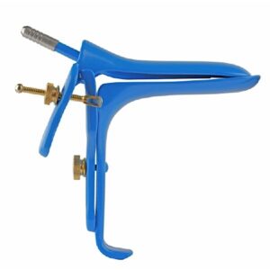 Electrosurgical Vaginal Speculum Marina Graves NonSterile Surgical Grade Nylon Coated German Stainless Steel Large Double Blade Duckbill with PSE Tube Reusable Without Light Source Capability
