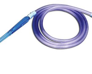 Suction Tube Handle with Tubing AMSure Rigid Type Bulb Tip Yankauer Style Non-Vented Sterile