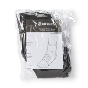 Ankle Brace Breg Wraptor Medium Lace-Up Male 9 to 11 / Female 10 to 12 Foot