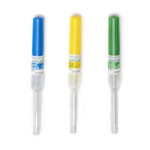 Peripheral IV Catheter SurFlash 20 Gauge 1 Inch Polyurethane Straight Hub Non Blood Control Non-Safety