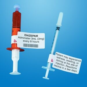 Pre-Printed Label Indeed Anesthesia Label White Paper Medication Instruction