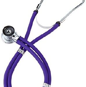 Sprague Stethoscope Purple 2-Tube 22 Inch Tube Double Sided Chestpiece