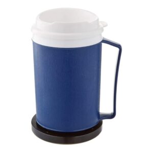 Drinking Mug 12 oz. Blue Plastic Reusable