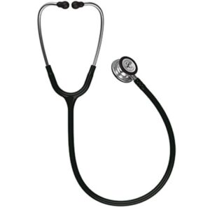 Clinician Stethoscope 3M Littmann Classic III Black 1-Tube 27 Inch Tube Convertible Chestpiece