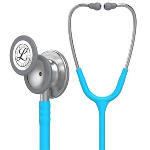 Clinician Stethoscope 3M Littmann Classic III Turquoise 1-Tube 27 Inch Tube Convertible Chestpiece