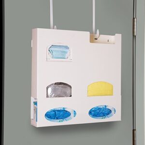 Disposable Hygiene Dispensing Station Wall Mount 5-Box Capacity Quartz Beige 21-1/8 L X 21-3/8 W X 4-3/4 D Inch Corrugated Cardboard