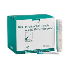 Hypodermic Needle PrecisionGlide 1-1/2 Inch Length 23 Gauge Thin Wall Without Safety