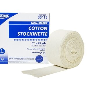 Stockinette Tubular Dukal 3 Inch X 25 Yard Cotton NonSterile