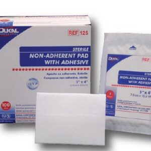 Island Dressing Dukal 2 X 3 Inch Rectangle Sterile Film Backing
