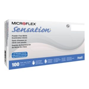 Exam Glove High Five Sensation X-Small NonSterile Nitrile Standard Cuff Length Textured Fingertips Blue Not Rated