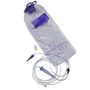 Enteral Feeding Pump Bag Set Kangaroo 924 1000 mL DEHP-Free PVC NonSterile