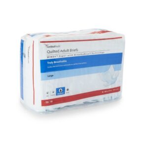 Unisex Adult Incontinence Brief Wings Super Quilted Large Disposable Heavy Absorbency