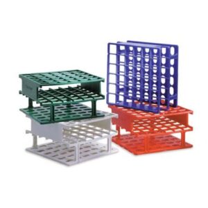 Blood Tube Rack 36 Place 16 mm Tube Size Blue 2-1/2 X 5 X 5 Inch