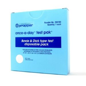 once-a-day Sterilization Bowie-Dick Test Pack Steam 5 X 5 Inch