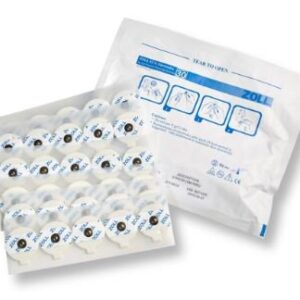 ECG Monitoring Electrode Zoll Snap Connector Foam Backing Adult Non-Radiolucent 30 per Pack