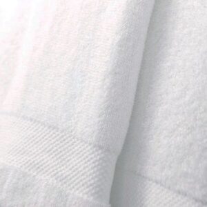 Hand Towel EuroClassique Centium Core Technology 16 X 30 Inch Cotton 90% / Polyester 10% White Reusable