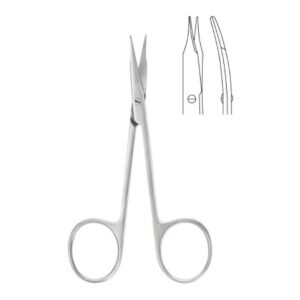 Tenotomy Scissors McKesson Argent Stevens 4-1/8 Inch Length OR / Surgical Grade Stainless Steel Finger Ring Handle