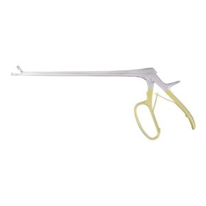 Biopsy Punch Forceps McKesson Argent Townsend 7-3/4 Inch Length OR / Surgical Grade German Stainless Steel NonSterile NonLocking Pistol Grip Handle Straight 2.3 X 4.2 mm Bite