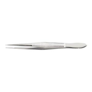 Splinter Forceps McKesson Argent 4 Inch Length OR / Surgical Grade German Stainless Steel NonSterile NonLocking Thumb Handle Straight Pointed Tips