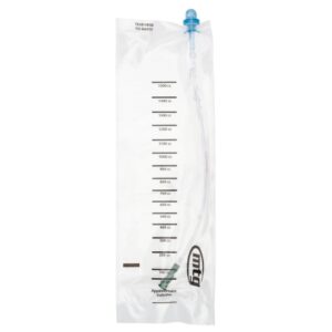 Intermittent Catheter Tray EZ-Protect Firm Straight Tip 12 Fr. Without Balloon Silicone