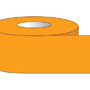 Blank Label Tape Shamrock Multipurpose Label Orange Tape 1/2 X 500 Inch