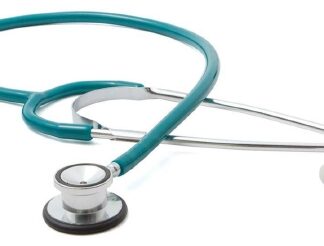General Exam Stethoscope Proscope 675 Teal Blue 1-Tube 21 Inch Tube Double Sided Chestpiece
