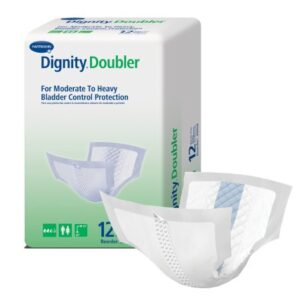 Bladder Control Pad Dignity Doubler 13 X 24 Inch Moderate Absorbency Polymer Core One Size Fits Most