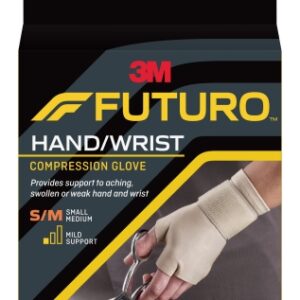 Support Glove 3M Futuro Fingerless Small / Medium Over-the-Wrist Length Ambidextrous