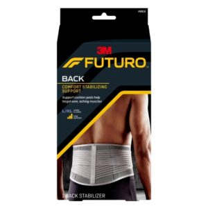 Back Support FUTURO Large / X-Large Hook and Loop Closure 39 to 50 Inch Waist Circumference Adult