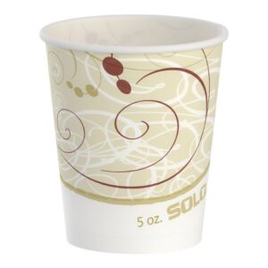 Drinking Cup Solo 5 oz. Symphony Print Wax Coated Paper Disposable