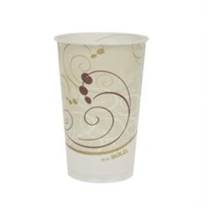 Drinking Cup Solo 16 oz. Symphony Print Wax Coated Paper Disposable