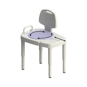 Maddak Bath Transfer Bench Removable Arm Rail 16 to 23 Inch Seat Height 450 lbs. Weight Capacity