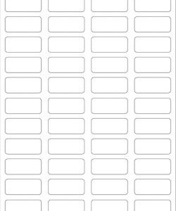 Blank Label UAL Printer Label White Thermal Piggiyback 1 X 2-1/16 Inch