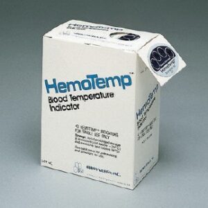 Blood Bag Temperature Indicator HemoTemp Celsius 1 degree to 12 degreeC Adhesive Temperature Sensor Surface Mount Does Not Require Power