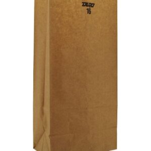 Grocery Bag Duro Brown Kraft Recycled Paper #16