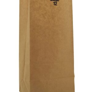 Grocery Bag Duro Brown Kraft Recycled Paper #12