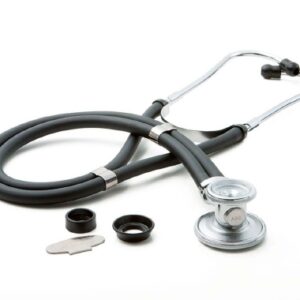 Sprague Stethoscope Adscope 641 Black 2-Tube 21 Inch Tube Double Sided Chestpiece
