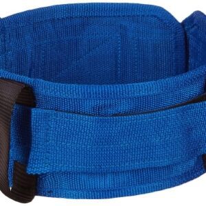 Gait Belt with Handles Sammons Preston 36 to 42 Inch Length Black / Blue Nylon