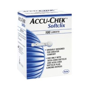 Lancet for Lancing Device Accu-Chek 28 Gauge Non-Safety Twist Off Cap Multiple Sites