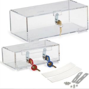 Medical Box Acrylic Double Key Lock