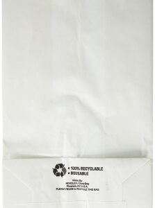 Grocery Bag Duro White Virgin Paper #12