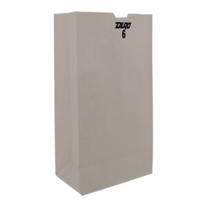 Grocery Bag Duro White Virgin Paper #6