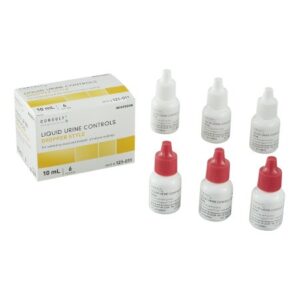 Urine Chemistry Control Set McKesson Consult Analyte Testing Positive Level / Negative Level 3 X 10 mL