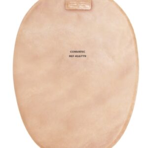 Ostomy Pouch Esteem Synergy+ Two-Piece System 8 Inch Length Closed End