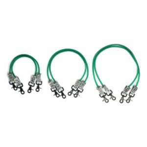 Exercise Resistance Tubing with Connectors TheraBand Green 12 Inch Length Medium Heavy Resistance