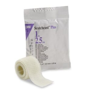 Cast Tape 3M Scotchcast Plus 1 X 72 Inch Fiberglass / Resin White
