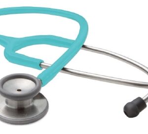 Clinician Stethoscope Adscope 603 Turquoise 1-Tube 22 Inch Tube Double Sided Chestpiece