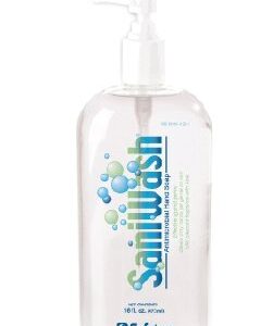 Antimicrobial Soap SaniWash Liquid 16 oz. Pump Bottle Scented